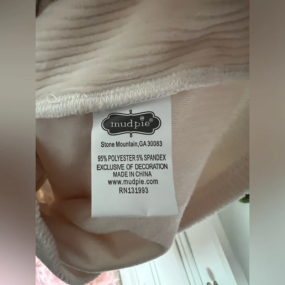 NWT Mud Pie Velour 3 Piece Outfit